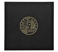 Coin Binder 24.5x25cm Black 5 pages x 43 compartments