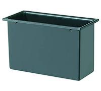 Exacompta - Ref 43242D - Topline Rectangular Eco-Insert for Waste Paper Bin - 222 x 95 x 125mm in Size, 2L Capacity, Enables Bin to be Sorted - Anthracite Grey
