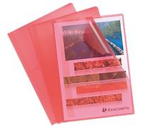 Exacompta Cut Flush Folder A4 Red Polypropylene 120 Microns Pack of 100