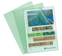 Exacompta Cut Flush Folder Green Polypropylene 120 Microns Pack of 100