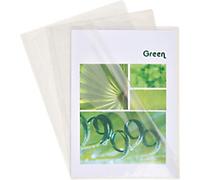 Exacompta Cut Flush Folders A4 Transparent Polyvinyl Chloride 130 microns Pack of 100