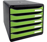 Exacompta Desktop Drawers Big-Box PS Black, Green A4 PS Black, Green 27.8 x 34.7 x 27.1 cm