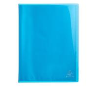 Exacompta - Ref 85872E - Iderama Collection - Semi-Rigid Display Book - 240 x 320mm in Size, Suitable for A4 Documents, 40 Pockets, 0.5mm Polypropylene - Light Blue