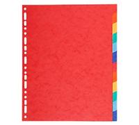 Exacompta Dividers 2112E A4+ Assorted 12 Part 220 gsm Recycled Board Pack of 25