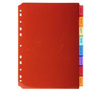 Exacompta dividers PP Translucent 8 Blank tabs A4