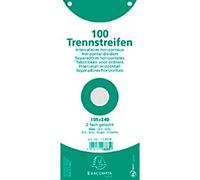 Exacompta Dividers Special format Grey Cardboard 2 Holes 13385B Pack of 1200