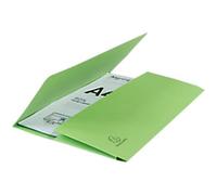 Exacompta Document Wallet 46973E A4 Board 290 gsm 24 (W) x 32 (H) cm Green Pack of 100