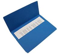 Exacompta Document Wallets 180 Sheets Foolscap Blue Pack of 25