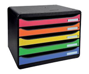 Exacompta Drawer Unit A4+ Multicolour 35.5 x 27.1 x 27 cm