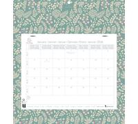 Exacompta EasyCal Mini Labo Monthly Calendar with Detachable Sheets 24 x 18 cm Stapled on 27.5 x 30.5 cm 2026 Printed Card Board - Random Colour
