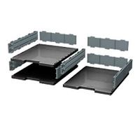 Exacompta ECOBlack Drawer Unit A4+ Plastic Dark Grey 28.8 x 35.5 x 8.8 cm