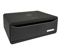 Exacompta - Ref 317714D - Toolbox Individual Maxi Drawer - 270 x 355 x 135mm in Size, Landscape for Shallow Desks, Suitable for Use as Screen Riser - EcoBlack