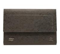 Exacompta Europa Document Wallet A4, Foolscap Mottled Pressboard 265 gsm 35.7 (W) x 0.3 (D) x 24.5 (H) cm Black Pack of 25