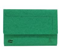 Exacompta Europa Document Wallet A4, Foolscap Mottled Pressboard 265 gsm 35.7 (W) x 0.3 (D) x 24.5 (H) cm Green Pack of 25
