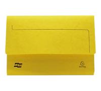 Exacompta Europa Document Wallet 3149Z A4, Foolscap Mottled Pressboard 35.7 (W) x 0.3 (D) x 24.5 (H) cm Lemon Pack of 25