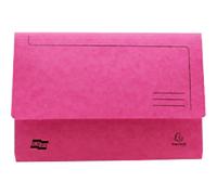 Exacompta Europa Document Wallet A4, Foolscap Mottled Pressboard 265 gsm 35.7 (W) x 0.3 (D) x 24.5 (H) cm Pink Pack of 25