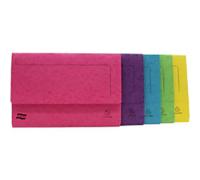 Exacompta Europa Document Wallet Foolscap Pack of 25 265gsm Assorted, none