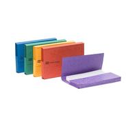 Exacompta Europa Document Wallet Manilla Foolscap Half Flap 265gsm Assorted (Pack 25) 4790Z