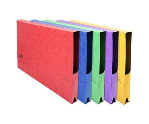 Exacompta Europa Document Wallets, 265 gsm, A3 - Assorted Colours, Pack of 25