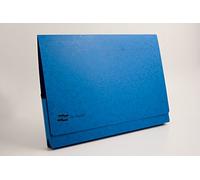 Exacompta Europa Document Wallets, 265 gsm, A3 - Blue, Pack of 25