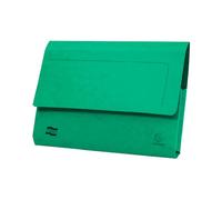 Exacompta Europa Document Wallets, 265 gsm, Foolscap - Green, Pack of 25