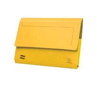 Exacompta Europa Document Wallet 3149Z A4, Foolscap Mottled Pressboard 35.7 (W) x 0.3 (D) x 24.5 (H) cm Lemon Pack of 25