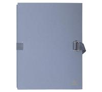 Exacompta Expanding File Linen-Effect Paper Grey