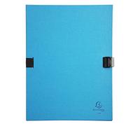 Exacompta Expanding File Varnished Paper N'clip A4 Turquoise