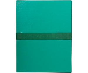 Exacompta Expanding Folders 2643E A4 Green Vinyl Coated Paper 24 x 32 cm Pack of 10