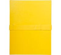 Exacompta Expanding Folders 2649E A4 Yellow Polypropylene 24 x 32 cm Pack of 10