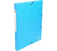 Exacompta Filing Box 50306E A4 Turquoise Glossy Card 25 x 33 cm Pack of 8