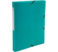 Exacompta Filing Box 59683E A4 Green Polypropylene 25 x 33 cm Pack of 8