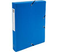 Exacompta Filing Box 59782E A4 Blue Polypropylene 25 x 33 cm Pack of 8