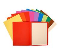 Exacompta Flash Square Cut Folder A4 Assorted Manila 220 gsm Pack of 100