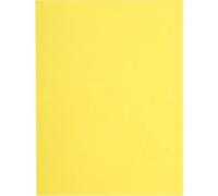 Exacompta Flash Square Cut Folder A4 Canary Yellow Manila Recycled 100% 220 gsm Pack of 500
