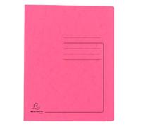 Exacompta Flat File 39987E A4 Mottled Pressboard 27.2 (W) x 0.2 (D) x 31.8 (H) cm Pink Pack of 25