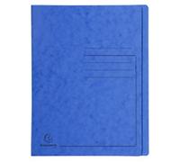 Exacompta Flat File 39992E A4 Mottled Pressboard 27.2 (W) x 0.2 (D) x 31.8 (H) cm Blue Pack of 25