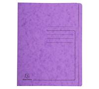 Exacompta Flat File 39998E A4 Mottled Pressboard 27.2 (W) x 0.2 (D) x 31.8 (H) cm Purple Pack of 25