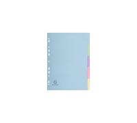 Exacompta Forever 1605E Index Dividers Recycled Card A4 22 x 29.7 cm 5 Colours Angel