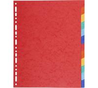Exacompta - Ref 2112E - Forever Collection - 100% Recycled Dividers - Suitable for A4+ Documents, 220gsm 100% Recycled Card, 12 Position - Multicoloured