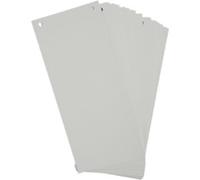 Exacompta Forever Blank Divider Strips 105 x 240 mm Grey Card 13485B Pack of 1200
