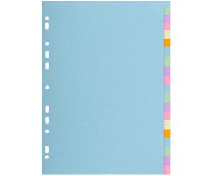 Exacompta Forever Blank Dividers Assorted 20 Part 170 gsm Cardboard 2620E