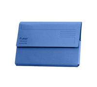 Exacompta Forever Document Wallets, 290Gsm, Foolscap - Blue, Pack Of 25