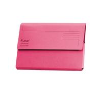 Forever Exacompta Forever Document Wallet Manilla Foolscap Half Flap 290gsm Pink