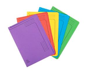 Exacompta Forever Slip File Assorted Board Pack of 40