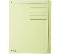 Exacompta Forever Square Cut Folder A4 Yellow Manila Recycled 100% 280 gsm Pack of 100