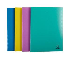 Exacompta Forever Young Display Book 40 Pockets A4 Assorted Colours Pack of 12