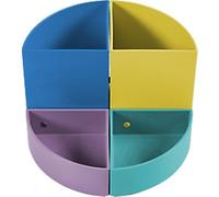 Exacompta Forever Young Pen Box Plastic Assorted 12 x 12 x 8.3 cm