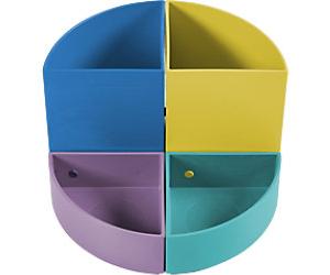 Exacompta Forever Young Pen Box Plastic Assorted 12 x 12 x 8.3 cm