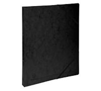 Exacompta Genuine Premium Pressboard 15 mm Ring Binder Mottled pressboard A4 2 Rings Black 542551E Pack of 10